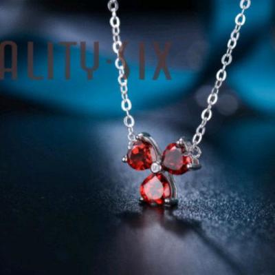 珊瑚紅水晶銀飾鏈 容大珠寶匠心打造，點亮頸間優雅風情